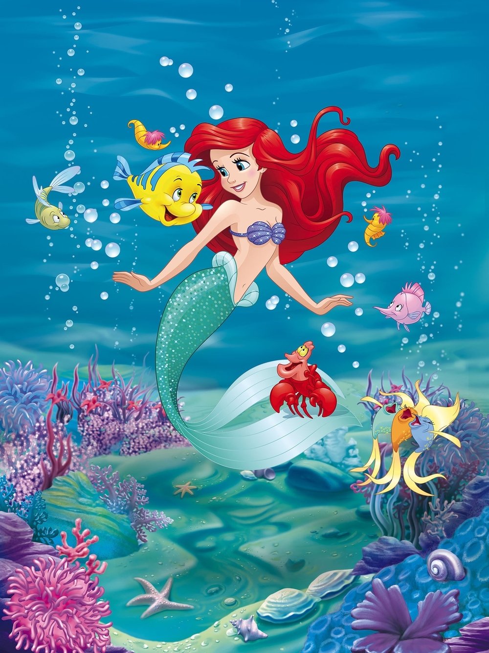 Custom Little Mermaid Fridge Magnet Home Kitchen Decor